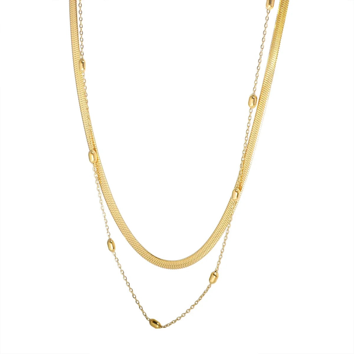 Gold-Tone Chain Necklace, 9 Styles: Textured, Layered, Snake, Link, Pendant