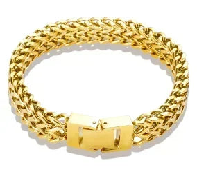 Dainty Stainless Steel Chain Bracelet, Gold-Tone or Silver-Tone, Everyday Women's Bracelet