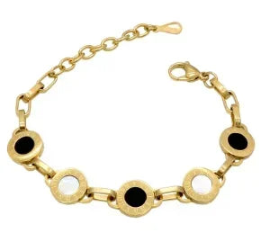 Dainty Stainless Steel Chain Bracelet, Gold-Tone or Silver-Tone, Everyday Women's Bracelet