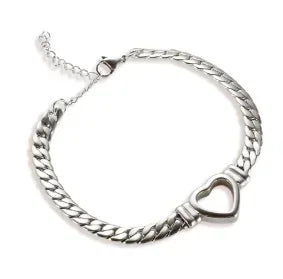 Dainty Stainless Steel Chain Bracelet, Gold-Tone or Silver-Tone, Everyday Women's Bracelet