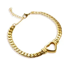 Dainty Stainless Steel Chain Bracelet, Gold-Tone or Silver-Tone, Everyday Women's Bracelet