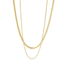 Gold-Tone Chain Necklace, 9 Styles: Textured, Layered, Snake, Link, Pendant