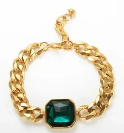 Dainty Stainless Steel Chain Bracelet, Gold-Tone or Silver-Tone, Everyday Women's Bracelet