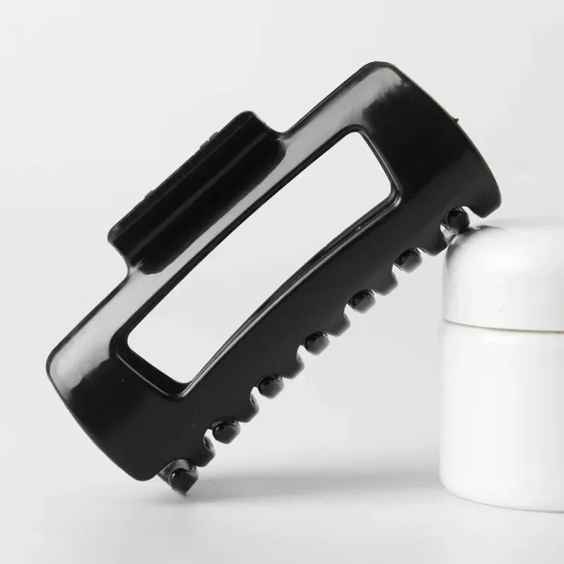Large Non-Slip Silicone Hair Claw Clip, Bendable Soft Grip for Thick and Thin Hair