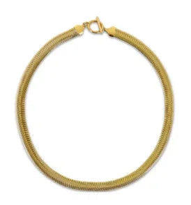 Gold-Tone Chain Necklace, 9 Styles: Textured, Layered, Snake, Link, Pendant